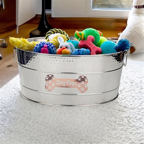 large metal dog toy box|indestructible toy box for dogs.